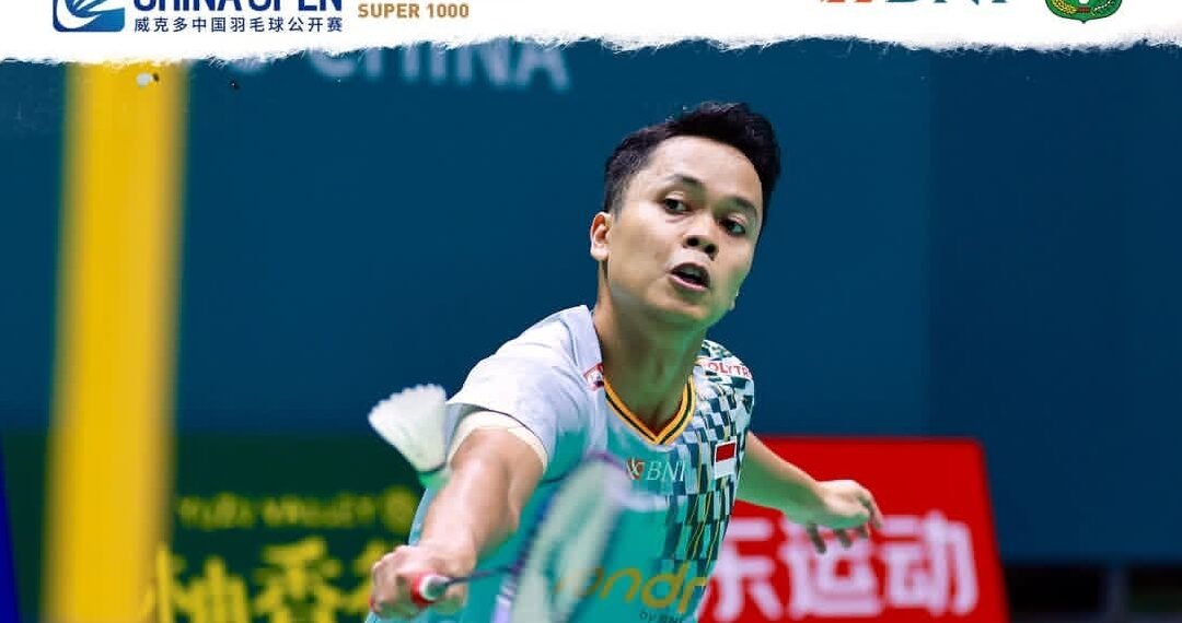 Anthony Ginting Tersingkir di Babak Pertama China Open 2025