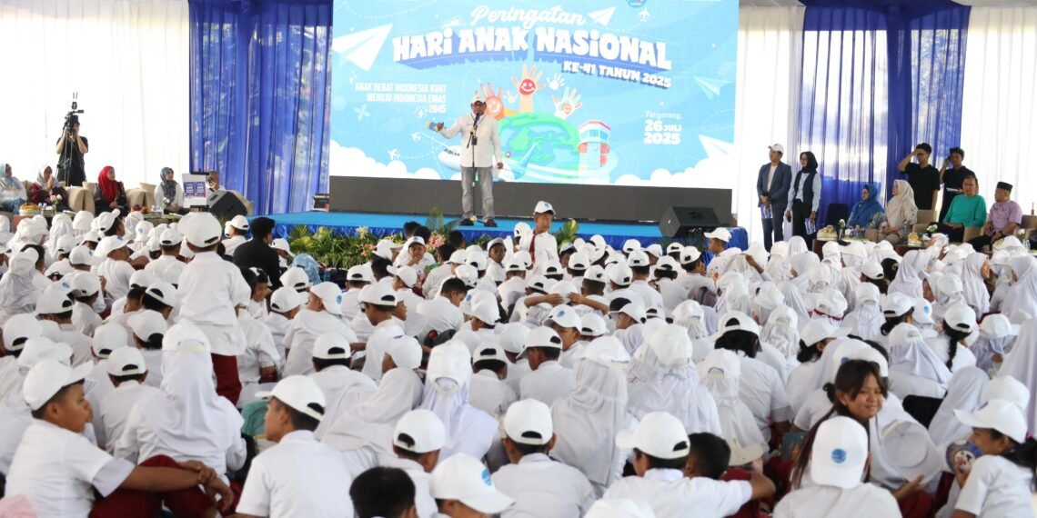 Ribuan Anak SD Geruduk Kantor AirNav Indonesia