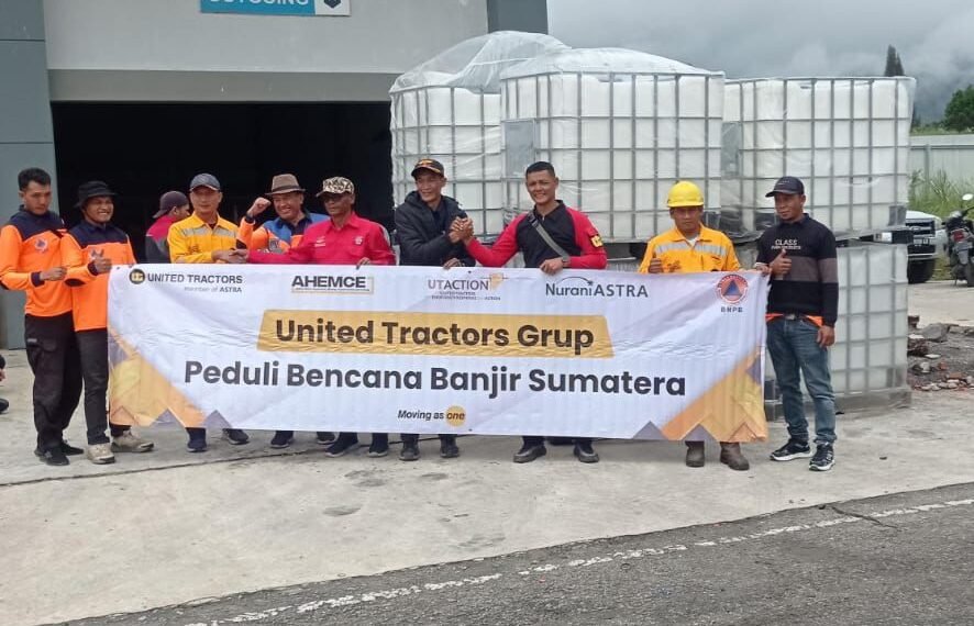 Grup United Tractors Salurkan Bantuan Berkelanjutan untuk Penanganan Bencana di Sumatra