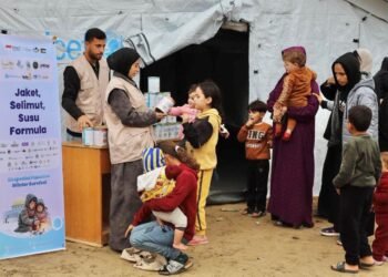 Musim Dingin di Palestina, BMM Kirim Relawan Untuk Distribusi Bantuan Kemanusiaan