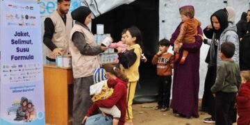 Musim Dingin di Palestina, BMM Kirim Relawan Untuk Distribusi Bantuan Kemanusiaan