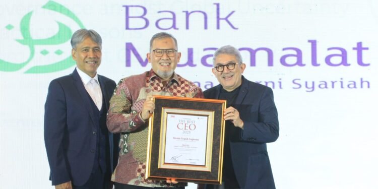 Prestisius, Direktur Utama Bank Muamalat Raih Penghargaan Best CEO 2025