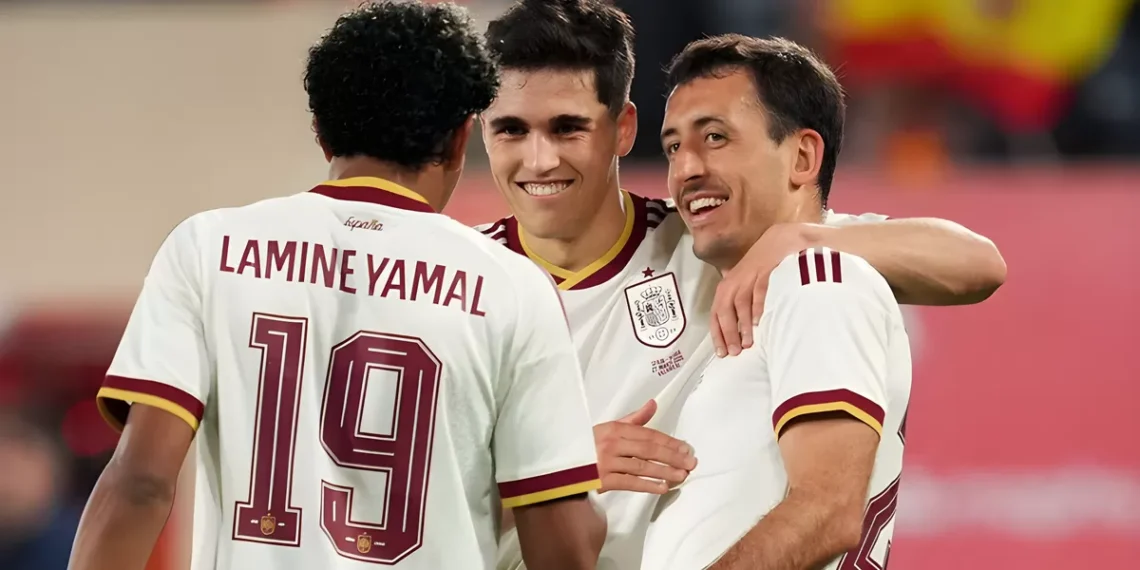 Spanyol Gilas Serbia 3-0,  Mikel Oyarzabal Striker Real Sociedad Bikin Brace