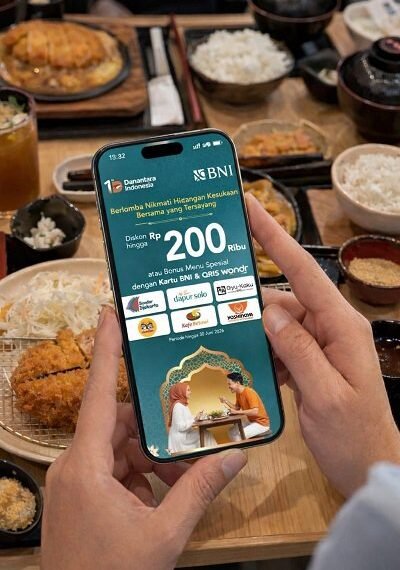 BNI Tawarkan Bukber Diskon Besar di  Banyak Kuliner Lezat dari HokBen Yoshinoya, Bandar Djakarta, Dapur Solo Hingga Kafe Betawi