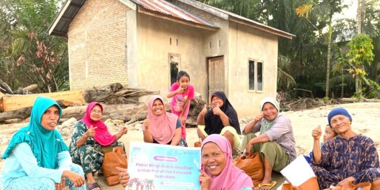 BMM Salurkan Bantuan untuk Korban Banjir di Tapanuli Tengah