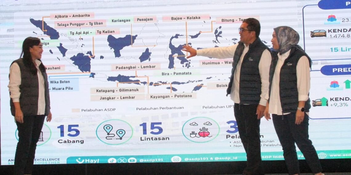 Trafik Mudik Naik 9 Persen, ASDP Optimalkan 15 Lintasan Pantauan Nasional