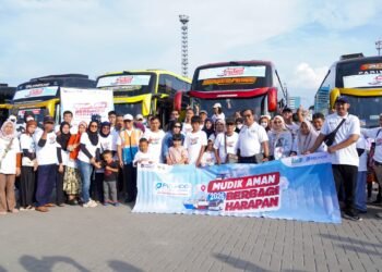 PTP Nonpetikemas Berangkatkan 200 Pemudik ke Purwokerto dalam Program Mudik Gratis Pelindo Group 2026