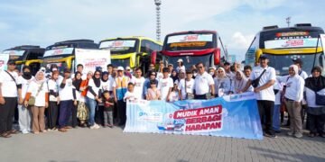 PTP Nonpetikemas Berangkatkan 200 Pemudik ke Purwokerto dalam Program Mudik Gratis Pelindo Group 2026