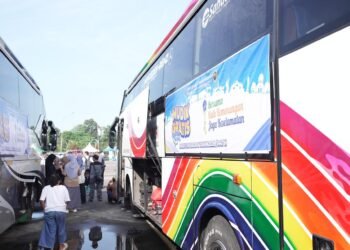 DITJEN HUBDAT LEPAS KEBERANGKATAN PESERTA MUDIK GRATIS 2026 TUJUAN ACEH DAN MEDAN