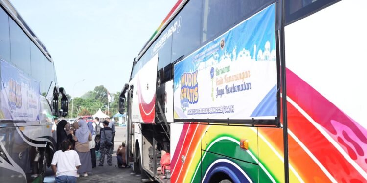 DITJEN HUBDAT LEPAS KEBERANGKATAN PESERTA MUDIK GRATIS 2026 TUJUAN ACEH DAN MEDAN