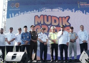 KEMENHUB BERANGKATKAN PESERTA MUDIK GRATIS TUJUAN JAWA DAN SUMATERA