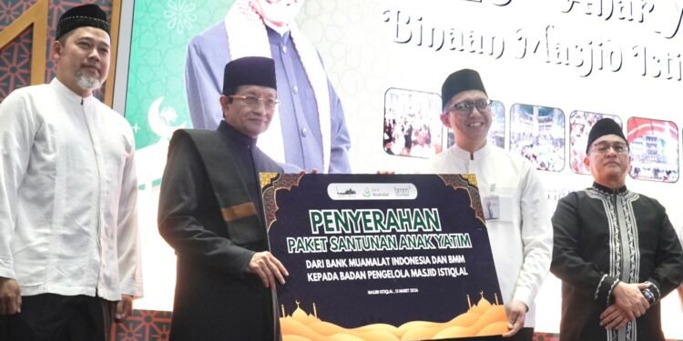 Bank Muamalat, BMM dan Masjid Istiqlal Santuni 2.026 Anak Yatim