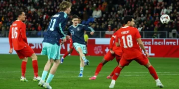 Jerman Susah Payah Atasi Swiss 4-3,  Gelandang Liverpool Florian Wirtz Jadi Bintang