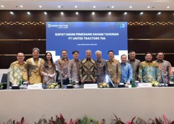 PT United Tractors Tbk Tetapkan Dividen Tunai Rp1.663 per Lembar Saham dan Angkat Komisaris serta Direksi Baru dalam RUPST 2026