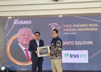 Sebanyak 28 CEO Perusahaan Asuransi dan Reasuransi Raih CEO Award 2026 Media Asuransi