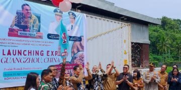 RPB Minahasa Selatan Ekspor Perdana Olahan Sabut Kelapa ke China