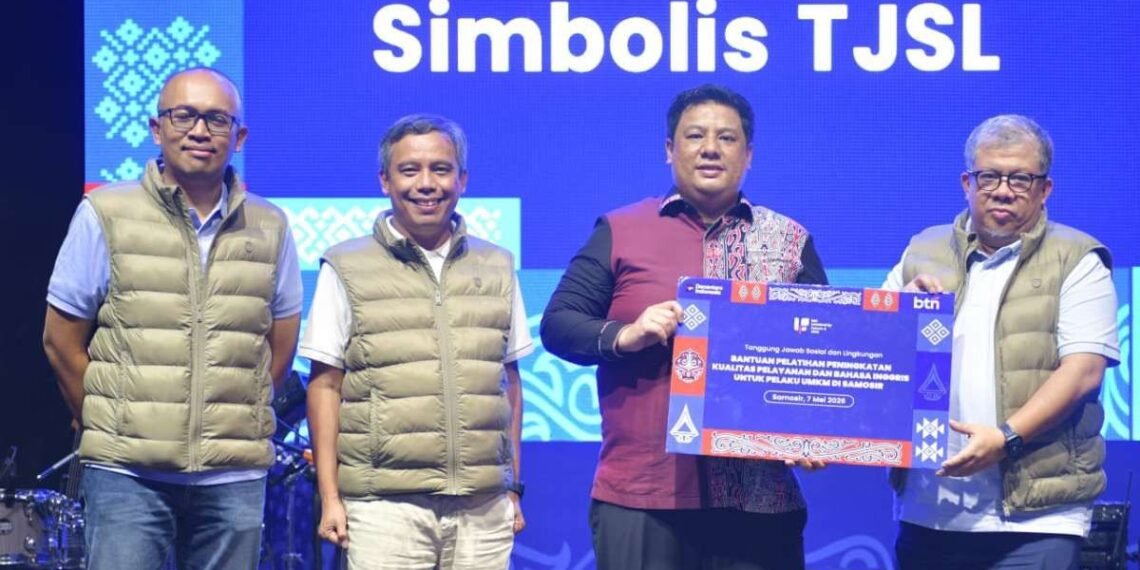 BTN Berikan Bantuan TJSL ke Kabupaten Samosir