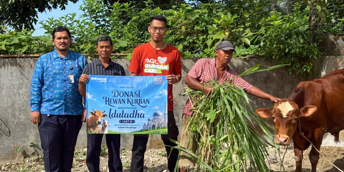 Sinergi dengan 11 Lembaga Amil Zakat , BCA Syariah Serahkan Donasi Hewan Kurban Iduladha 1447H di 16 Kota