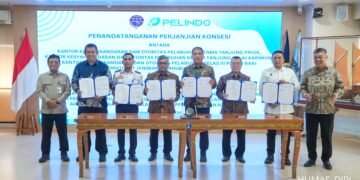 Perkuat Layanan Kepelabuhanan, Kemenhub Tandatangani Dua Perjanjian Konsesi Strategis dengan PT Pelindo