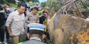 Bus Antar Lintas Sumatera  (ALS) yang Terlibat Kecelakaan Tidak Berizin