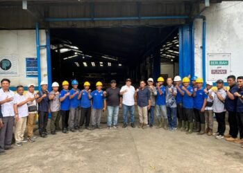 Kunjungi Unit Pabrik Pedang Pelawi,  Direktur Produksi PTPN I Canangkan Genjot Produksi Karet di Bengkulu