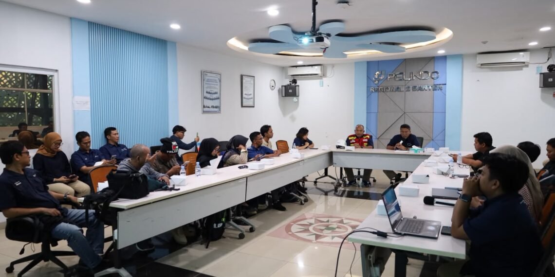 Pelindo Regional 2 Banten Gelar Portpress dan Media Visit di Pelabuhan Ciwandan