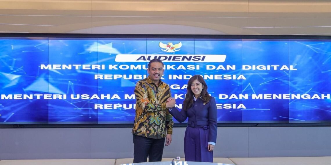 Menteri UMKM dan Menkomdigi Bahas Pelindungan UMKM di Marketplace dan Perdagangan Digital