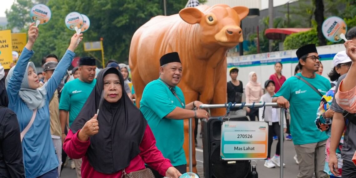 Ajak Masyarakat Berkurban, BSI Maslahat Hadirkan Festival Kurban Maslahat  di Car Free Day Jakarta