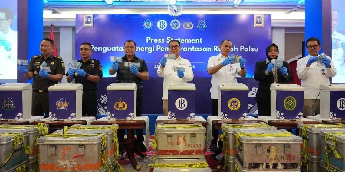 Rasio Uang Palsu Turun Jadi 4 Lembar per Sejuta, BI Musnahkan 466.535 Lembar Rupiah Tiruan
