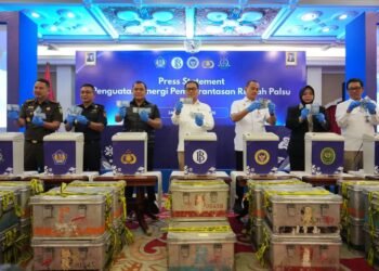 Rasio Uang Palsu Turun Jadi 4 Lembar per Sejuta, BI Musnahkan 466.535 Lembar Rupiah Tiruan