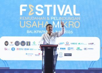 Menteri UMKM Buka Festival Kemudahan dan Pelindungan Usaha Mikro 2026 di Balikpapan