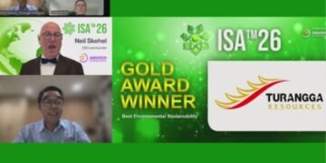 Turangga Resources Raih Gold Award Best Environmental Sustainability pada ISA 2026