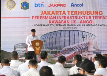 Menhub Dudy dan Gubernur Jakarta Resmikan Stasiun JIS