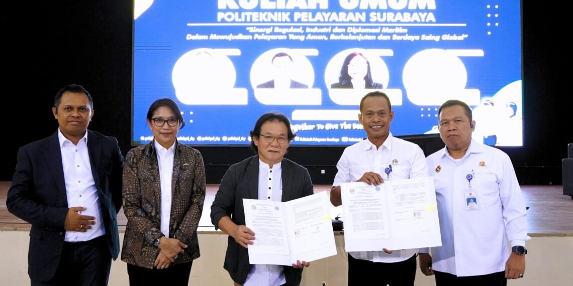 Politeknik Pelayaran Surabaya.Perkuat Sinergi dan Cetak Generasi Pelaut Tangguh dan Berdaya Saing Internasional