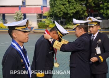Bon Voyage PIP Semarang 2026, BPSDMP Lepas 320 Perwira Transportasi Laut