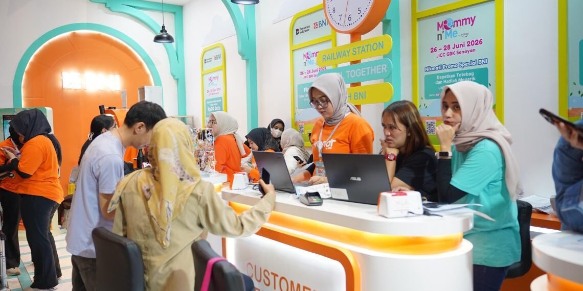 BNI Hadirkan Ekosistem Transaksi Digital di Gelaran di Mommy n Me 2026
