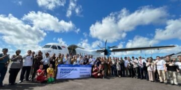 Penerbangan Perdana Maskapai  FlyJaya rute Halim-Ketapang