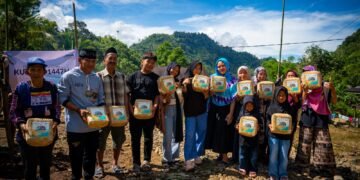 Kurban Maslahat Hadirkan Kebahagiaan Iduladha bagi Masyarakat Pedalaman Pinrang Sulawesi Selatan