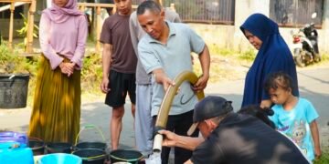BMM Salurkan 14 Ribu Liter Air Bersih bagi Warga Terdampak Kekeringan Kabupaten Bogor dan Bandung Barat