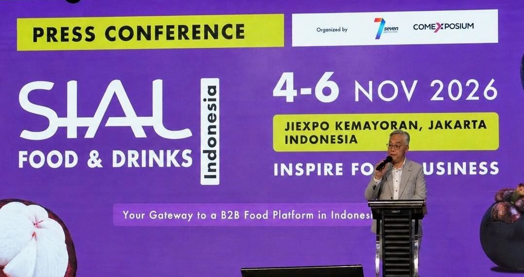 SIAL Food & Drinks Indonesia 2026 pada 4–6 November 2026 di JIExpo Kemayoran