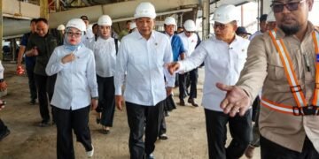Menkop Resmikan Pabrik Crude Palm Oil ( CPO ) KUD Sejahtera di Musi Banyuasin