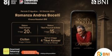 Nonton Andrea Bocelli Makin Istimewa, BNI Tawarkan Diskon Tiket hingga Travel