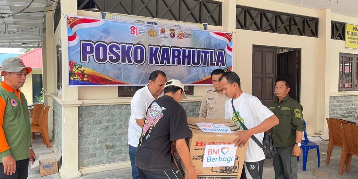 BNI Salurkan Bantuan bagi Masyarakat Terdampak Karhutla di Kalimantan Tengah