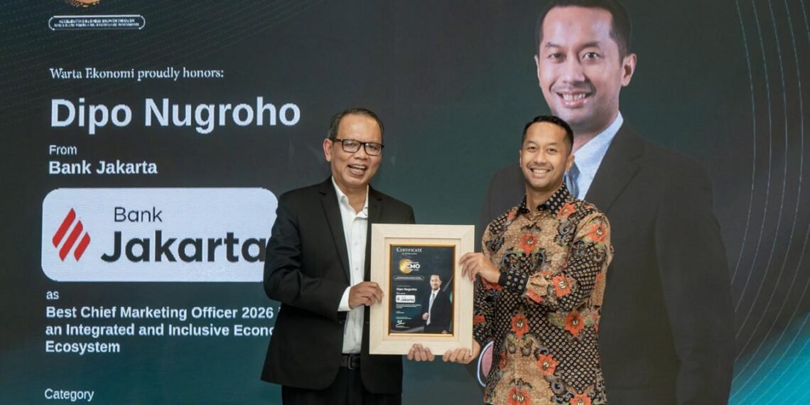 Bank Jakarta Raih Indonesia Best CMO Awards 2026 dari Warta Ekonomi