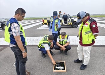 Operasional Penerbangan di Kualanamu Tetap Berjalan di Tengah Aktivitas Abu Vulkanik Gunung Sinabung