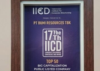 Bumi Resources Raih Penghargaan sebagai Top 50 Emiten dengan Kapitalisasi Pasar Terbesar – Big Cap Public Listed Company 2026