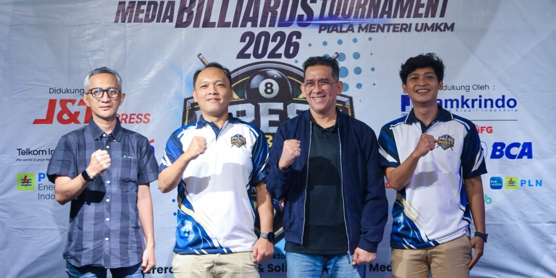 Forum Wartawan UMKM Gelar Turnamen Biliar Antar Media, Jadi Sarana Silaturahmi Antarjurnalis dan Pemangku Kepentingan