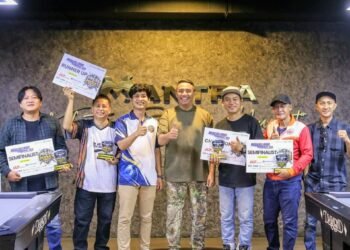 Forum Wartawan UMKM Sukses Gelar Turnamen Billiar Antar Media