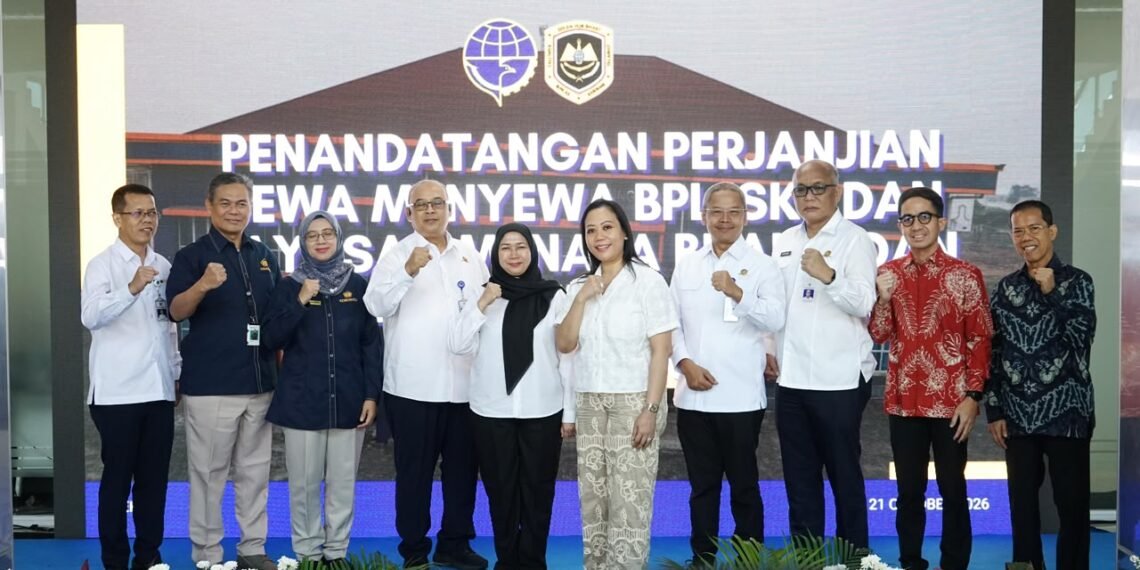 Optimalkan Pemanfaatan BMN, BPLJSKB – Yayasan Menara Bhakti Lakukan Perjanjian Sewa Menyewa Lahan