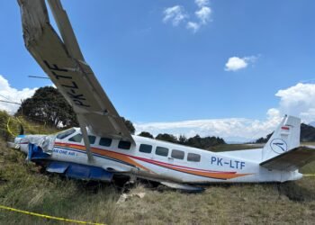 Insiden Pesawat Asian One di Papua Tengah, Kemenhub Pastikan Seluruh Penumpang dan Awak Pesawat Selamat